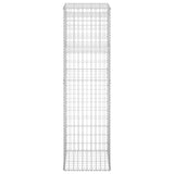Cesti a Gabbione a Torre 2 pz 50x50x180 cm in Ferro