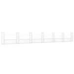 Cesto Gabbione a U con 7 Pali in Ferro 740x20x100 cm