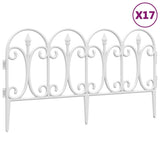 Bordi per Prato 17 pz Bianchi 10 m in PP