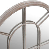 Specchio da Giardino Sabbia 60x45 cm in Ferro per Uso Esterno