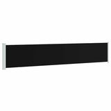 Tenda Laterale Retrattile per Patio 117x600 cm Nera