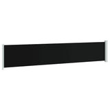 Tenda Laterale Retrattile per Patio 117x600 cm Nera