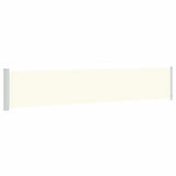 Tenda Laterale Retrattile per Patio 117x600 cm Crema