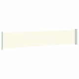 Tenda Laterale Retrattile per Patio 117x600 cm Crema
