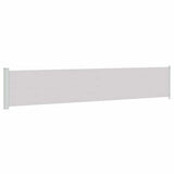 Tenda Laterale Retrattile per Patio 117x600 cm Grigia