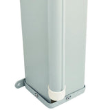 Tenda Laterale Retrattile per Patio 117x600 cm Grigia
