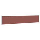 Tenda Laterale Retrattile per Patio 117x600 cm Marrone