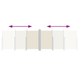 Tenda da Sole Laterale Retrattile Crema 180x600 cm