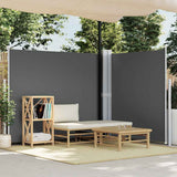 Tenda da Sole Laterale Retrattile Antracite 180x600 cm