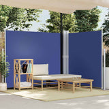 Tenda da Sole Laterale Retrattile Blu 180x600 cm