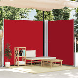 Tenda da Sole Laterale Retrattile Rossa 220x600 cm