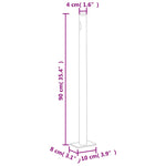 Tenda Laterale Retrattile Crema 140x1000 cm