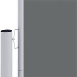 Tenda da Sole Laterale Retrattile Antracite 200x1000 cm