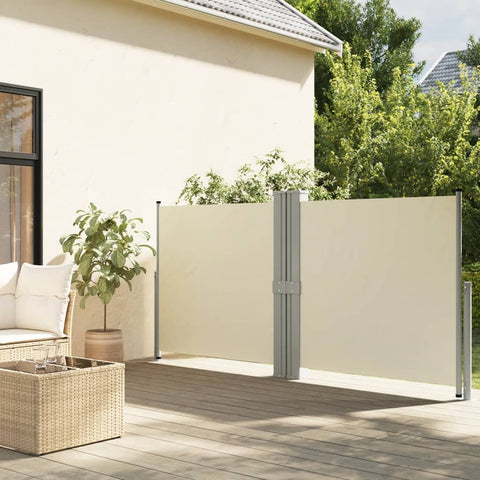 Tenda da Sole Laterale Retrattile Crema 140x1200 cm