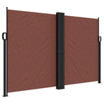 Tenda da Sole Laterale Retrattile Marrone 160x1200 cm