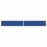 Tenda da Sole Laterale Retrattile Blu 160x1200 cm