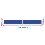 Tenda da Sole Laterale Retrattile Blu 160x1200 cm