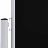 Tenda da Sole Laterale Retrattile Nera 220x1200 cm