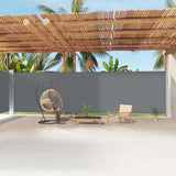 Tenda da Sole Laterale Retrattile Antracite 220x1200 cm