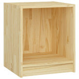 Comodino 35,5x33,5x41,5 cm in Legno Massello di Pino