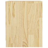 Comodino 35,5x33,5x41,5 cm in Legno Massello di Pino