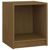 Comodini Marrone Ambra 2 pz 35,5x33,5x41,5 cm in Legno di Pino