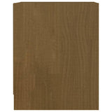 Comodini Marrone Ambra 2 pz 35,5x33,5x41,5 cm in Legno di Pino