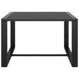 Set Divani da Giardino 3 pz con Cuscini in Alluminio Antracite