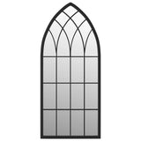 Specchio Nero 70x30 cm Ferro per Uso Interno