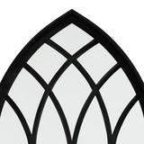 Specchio Nero 100x45 cm in Ferro per Uso Interno