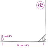 Telone 650 g/m 3,5x2,5 m Nero