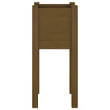 Fioriere 2 pz Ambra 31x31x70 cm in Legno Massello di Pino