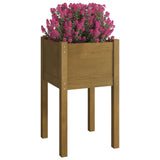 Fioriere da Giardino 2 pz Ambra 40x40x70 cm in Legno di Pino