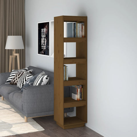 Libreria/Divisorio Ambra 40x35x167 cm in Legno Massello di Pino