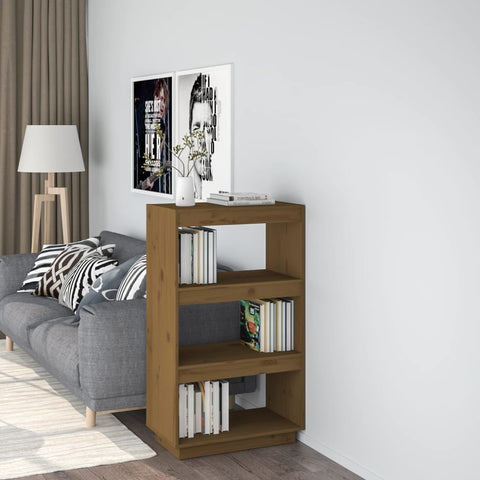 Libreria/Divisorio Ambra 60x35x103 cm in Massello di Pino