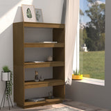 Libreria/Divisorio Ambra 80x35x135 cm in Massello di Pino