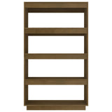 Libreria/Divisorio Ambra 80x35x135 cm in Massello di Pino