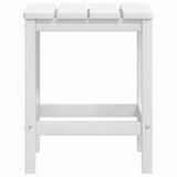 Tavolo da Giardino Adirondack Bianco 38x38x46 cm HDPE