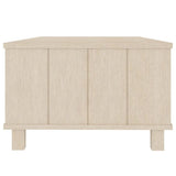 Tavolino HAMAR ambra 100x55x35 cm in Legno Massello di Pino
