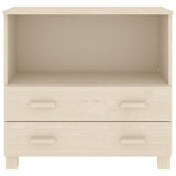 Credenza HAMAR ambra 85x35x80 cm in Legno Massello di Pino
