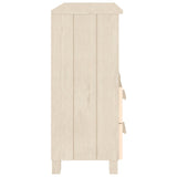 Credenza HAMAR ambra 85x35x80 cm in Legno Massello di Pino