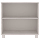 Credenza HAMAR Bianca 85x35x80 cm in Legno Massello di Pino