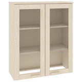 Piano Credenza HAMAR ambra 85x35x100 cm Legno Massello di Pino