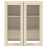 Piano Credenza HAMAR ambra 85x35x100 cm Legno Massello di Pino