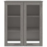 Scaffale per Credenza Grigio Chiaro 85x35x100 cm Legno di Pino
