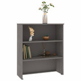 Piano Credenza HAMAR Grigio Chiaro 85x35x100 cm Legno di Pino