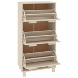 Scarpiera HAMAR ambra 59,5x35x117 cm in Legno Massello di Pino