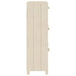 Scarpiera HAMAR ambra 59,5x35x117 cm in Legno Massello di Pino