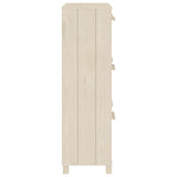 Scarpiera HAMAR ambra 59,5x35x117 cm in Legno Massello di Pino