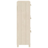 Scarpiera HAMAR ambra 59,5x35x117 cm in Legno Massello di Pino